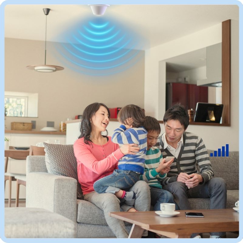 Contoh Aplikasi Penggunaan Antenna Omni Ceiling Directional