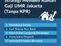Strategi Membeli Rumah Gaji UMR Jakarta (Tanpa KPR)