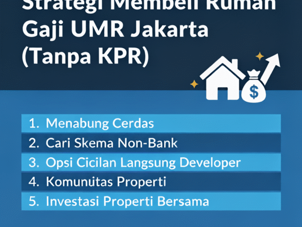 Strategi Membeli Rumah Gaji UMR Jakarta (Tanpa KPR)